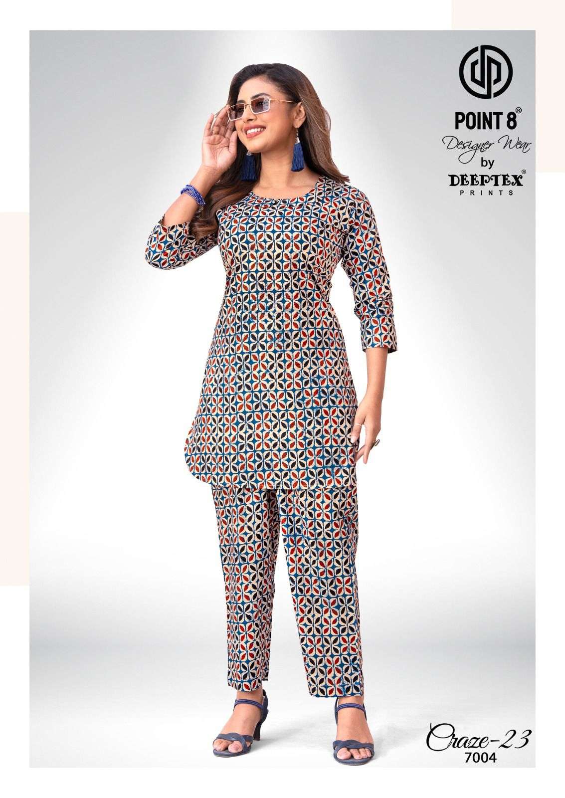 Deeptex Craze 23 Vol 7 Pure Cotton Co Ord Set - Amrah Wholesale