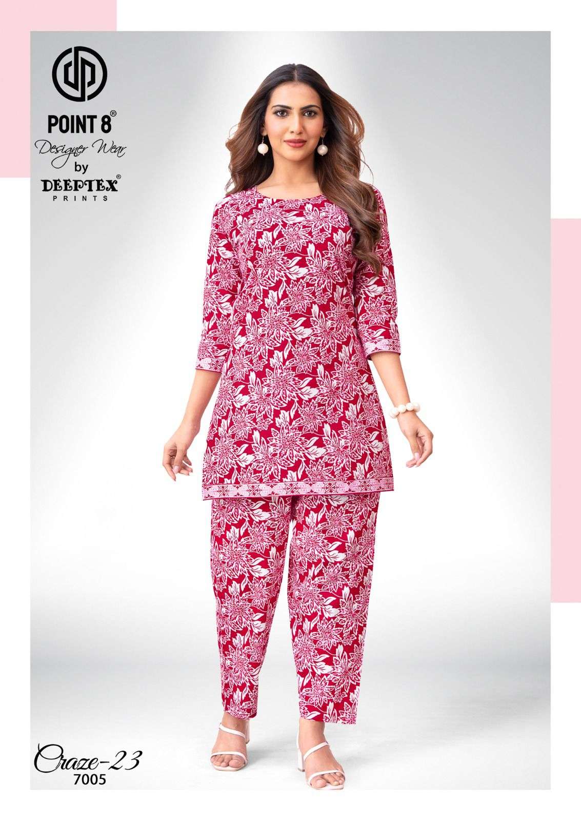 Deeptex Craze 23 Vol 7 Pure Cotton Co Ord Set - Amrah Wholesale
