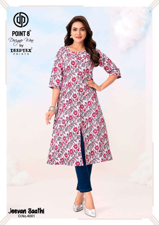 Deeptex Jeevan Sathi Vol-4 Cotton Readymade Kurti