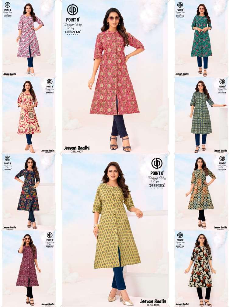 Deeptex Jeevan Sathi Vol-4 Cotton Readymade Kurti