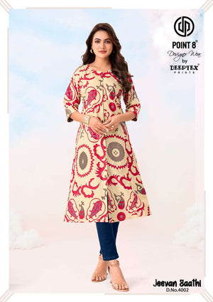 Deeptex Jeevan Sathi Vol-4 Cotton Readymade Kurti