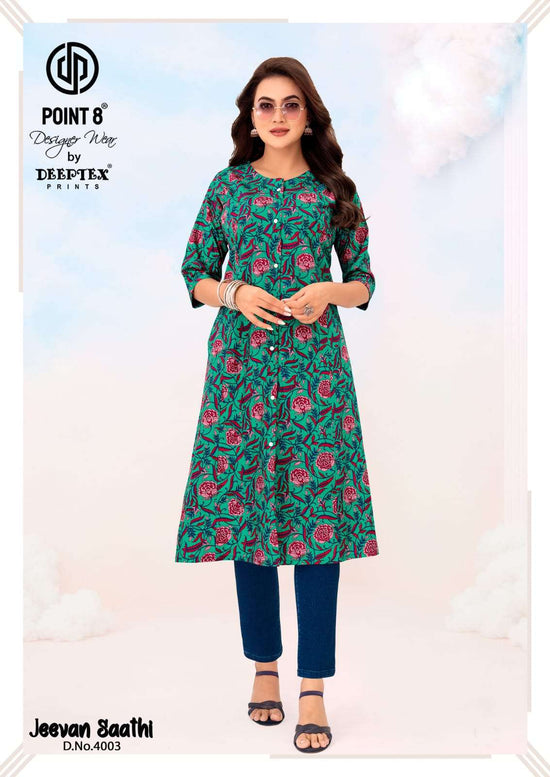 Deeptex Jeevan Sathi Vol-4 Cotton Readymade Kurti
