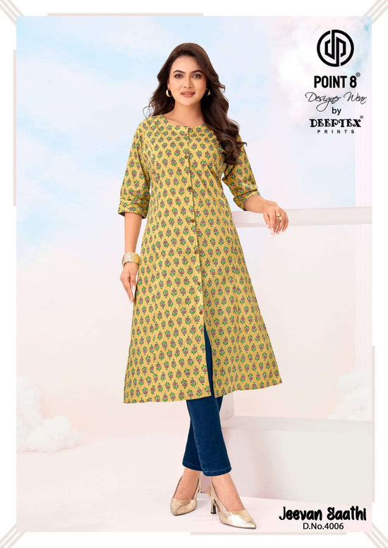 Deeptex Jeevan Sathi Vol-4 Cotton Readymade Kurti