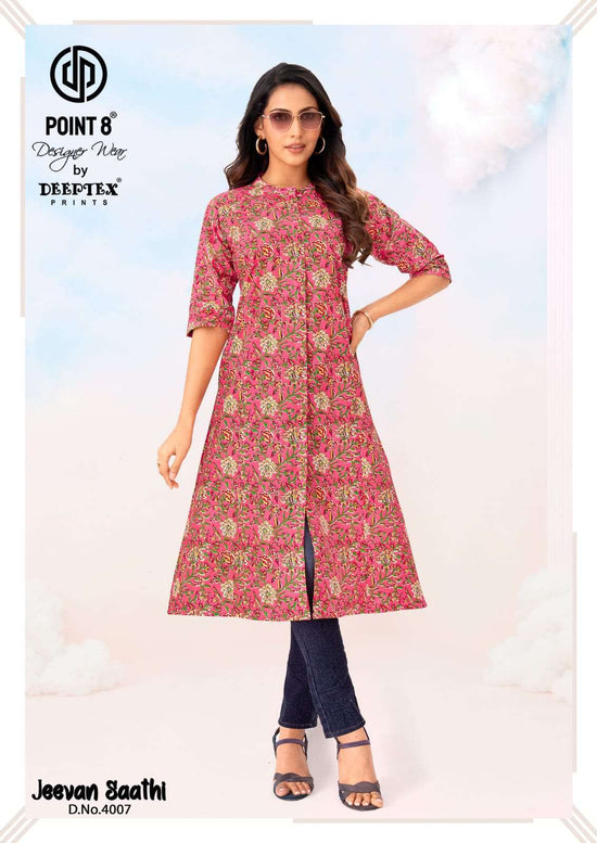 Deeptex Jeevan Sathi Vol-4 Cotton Readymade Kurti