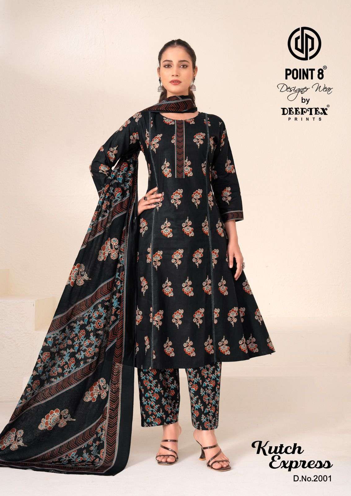 Deeptex Kutch Express Vol - 2 Cotton Anarkali Salwar Suit Set - Amrah Wholesale