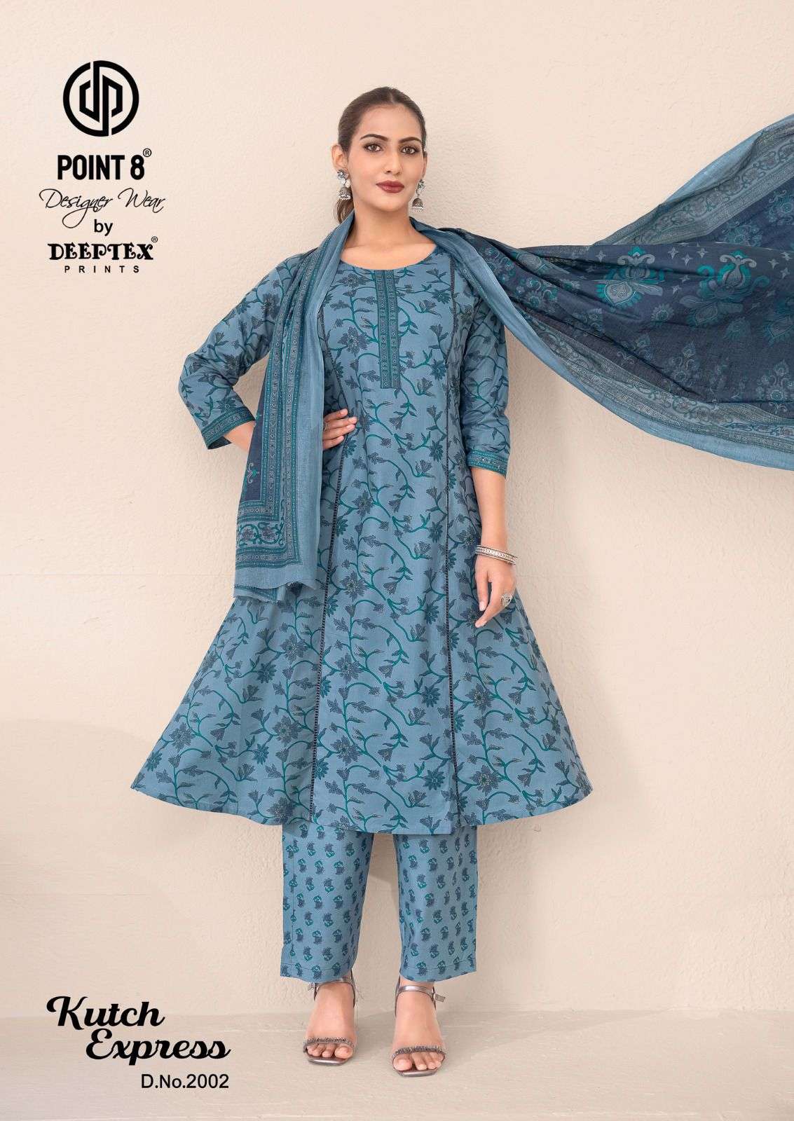 Deeptex Kutch Express Vol - 2 Cotton Anarkali Salwar Suit Set - Amrah Wholesale