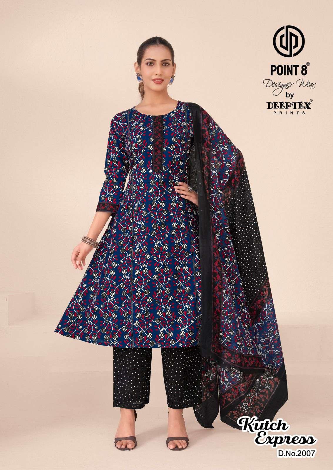 Deeptex Kutch Express Vol - 2 Cotton Anarkali Salwar Suit Set - Amrah Wholesale