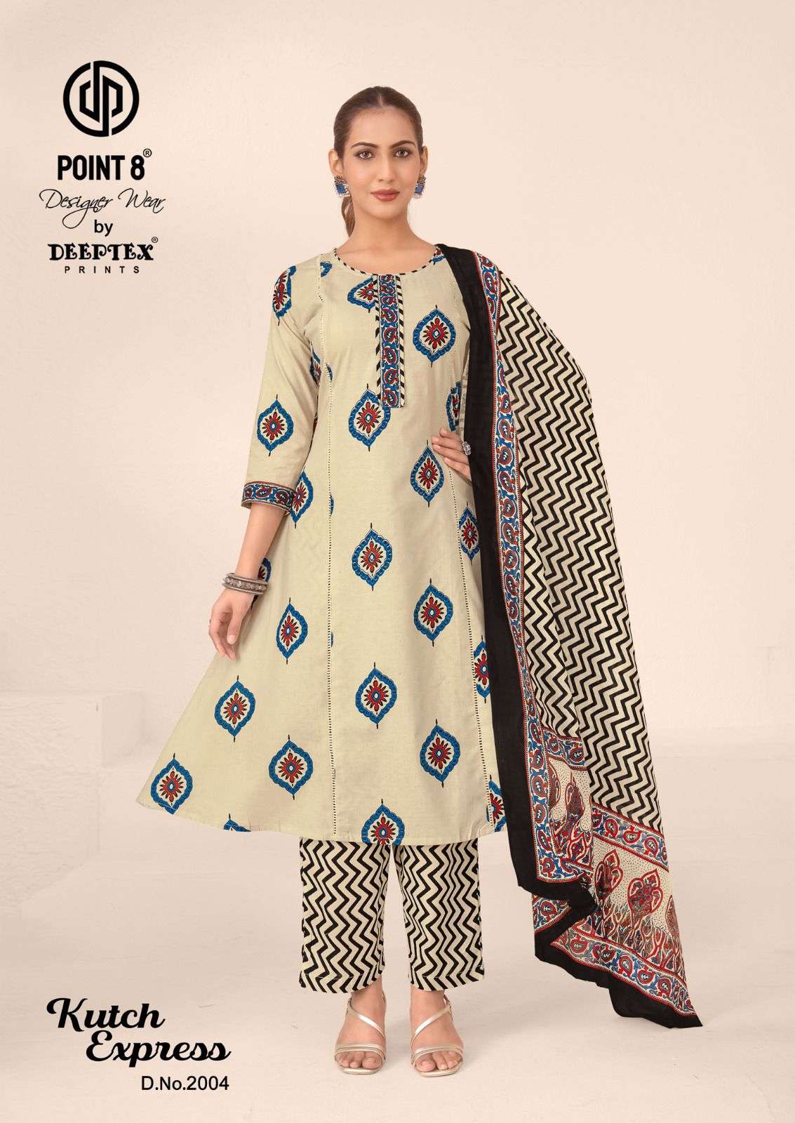 Deeptex Kutch Express Vol - 2 Cotton Anarkali Salwar Suit Set - Amrah Wholesale