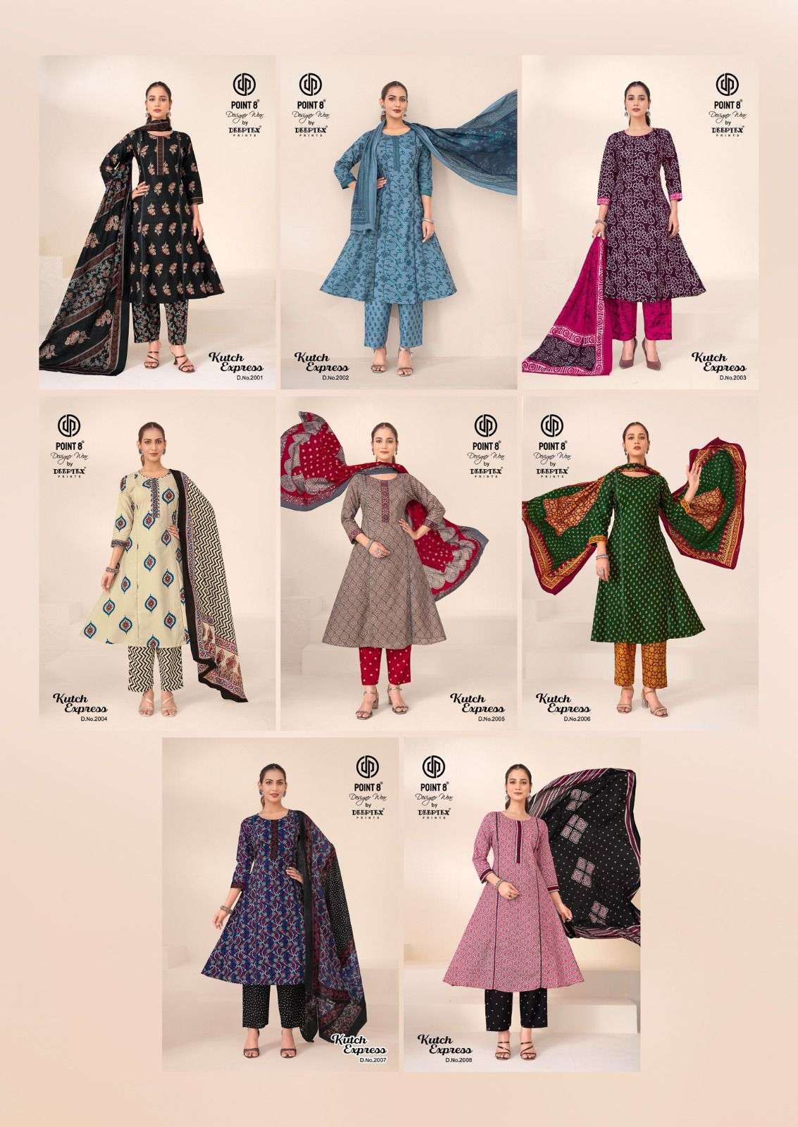 Deeptex Kutch Express Vol - 2 Cotton Anarkali Salwar Suit Set - Amrah Wholesale