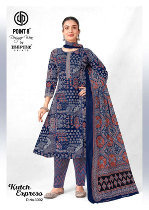 Deeptex Kutch Express Vol-3 Cotton Printed Salwar Suit Set