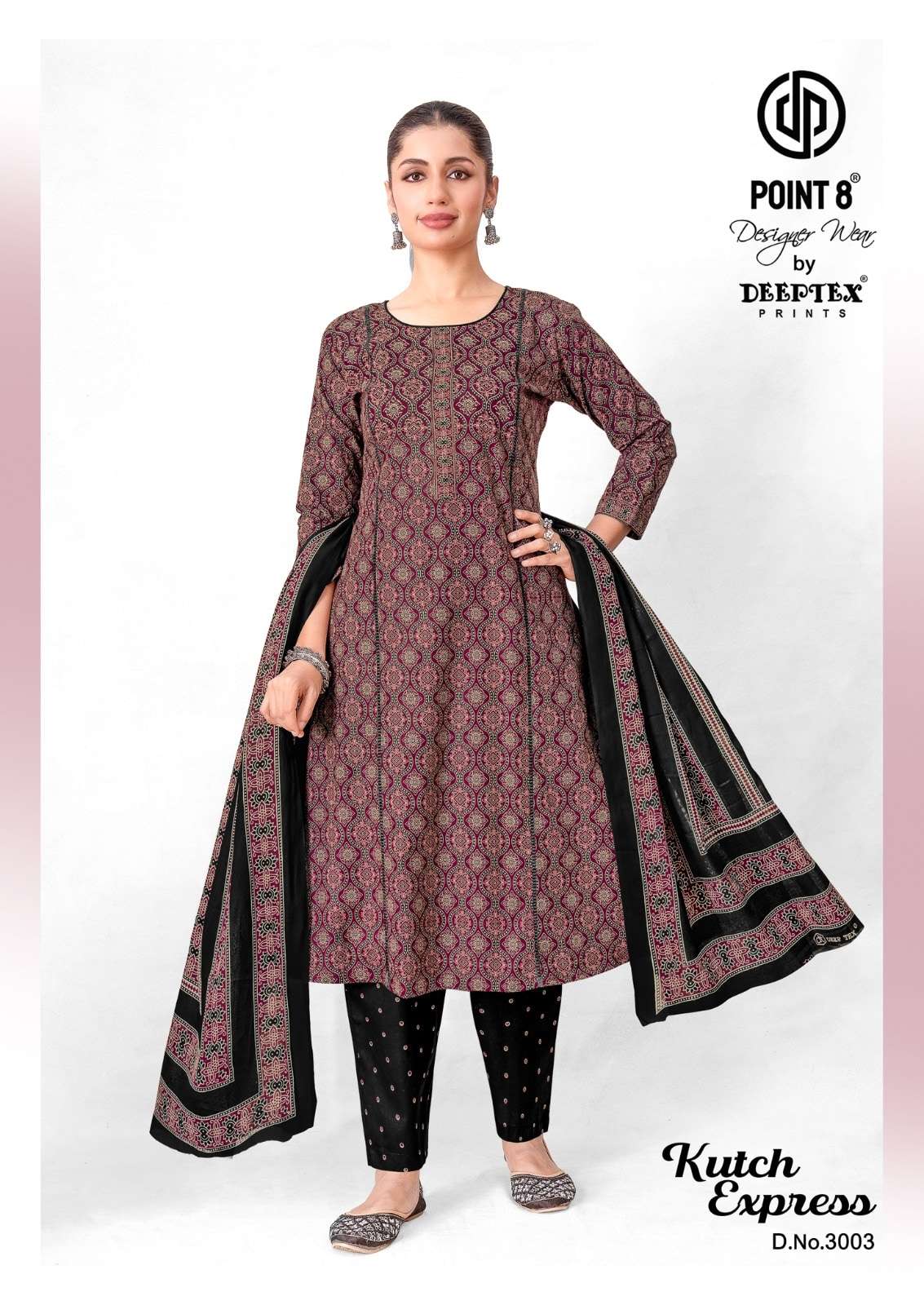 Deeptex Kutch Express Vol-3 Cotton Printed Salwar Suit Set