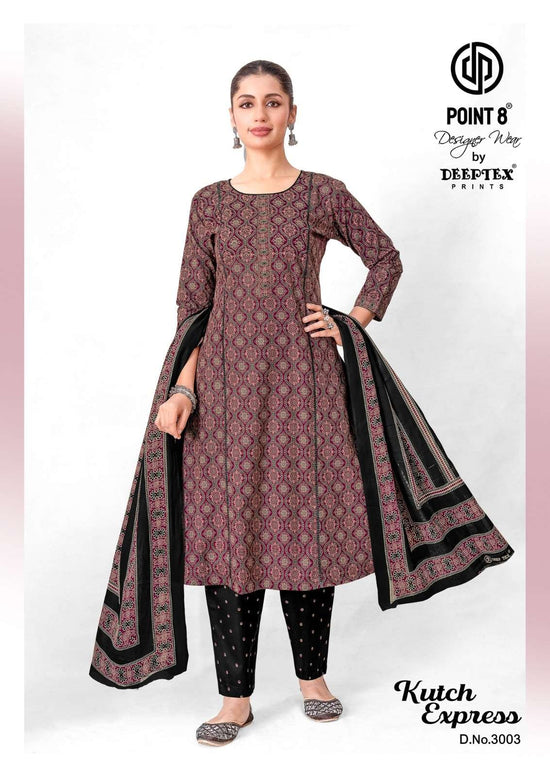 Deeptex Kutch Express Vol-3 Cotton Printed Salwar Suit Set