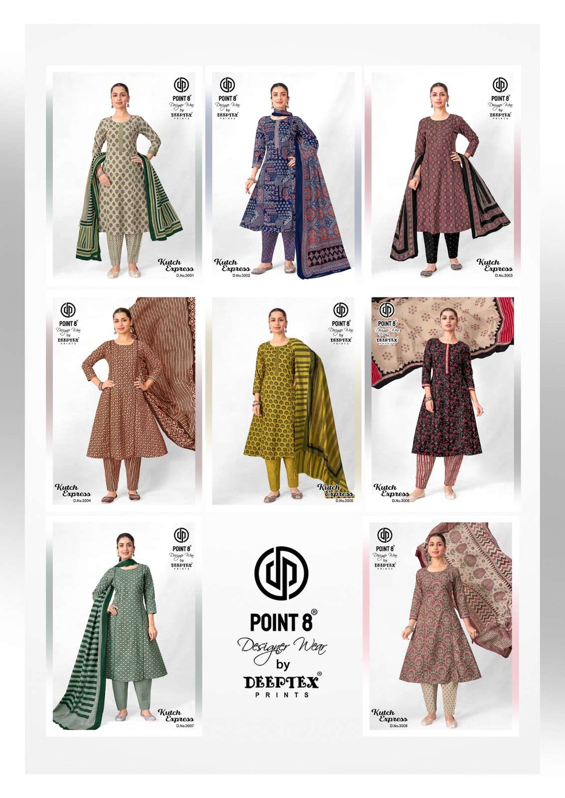 Deeptex Kutch Express Vol-3 Cotton Printed Salwar Suit Set