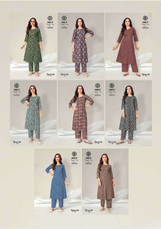 Deeptex Kyrova Vol 88 100% Cotton Co Ord Set - Amrah Wholesale