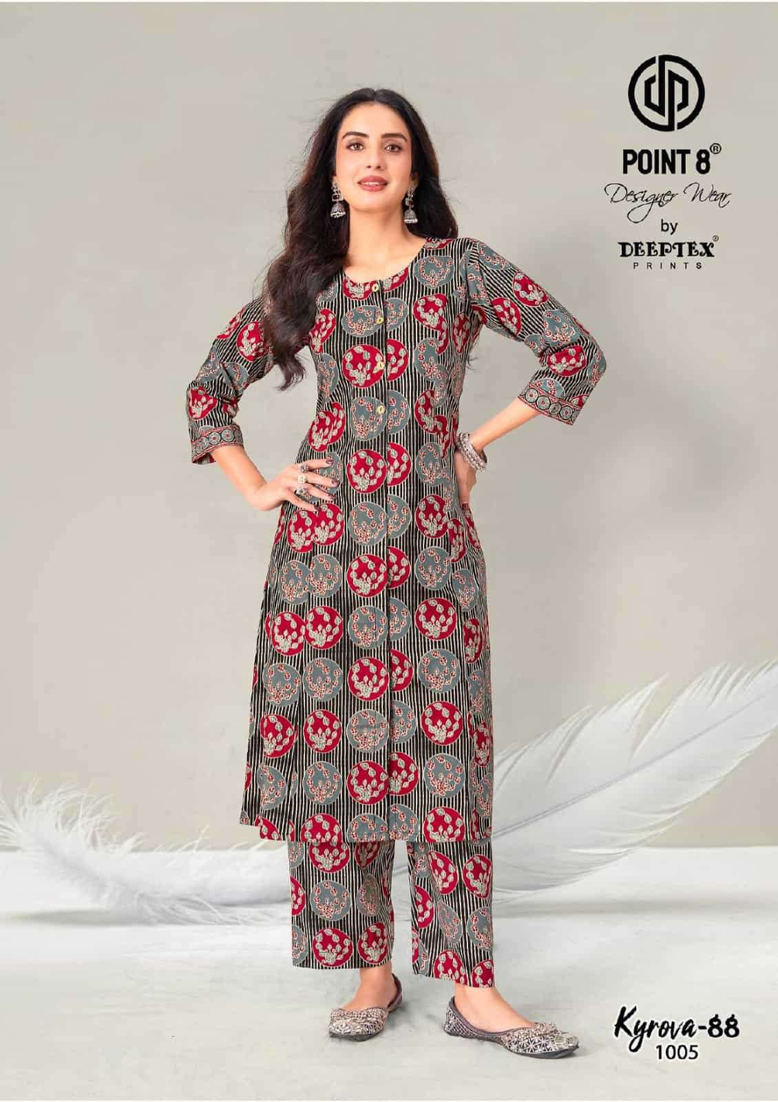 Deeptex Kyrova Vol 88 100% Cotton Co Ord Set - Amrah Wholesale