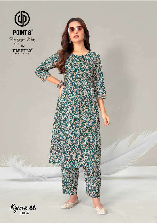 Deeptex Kyrova Vol 88 100% Cotton Co Ord Set - Amrah Wholesale