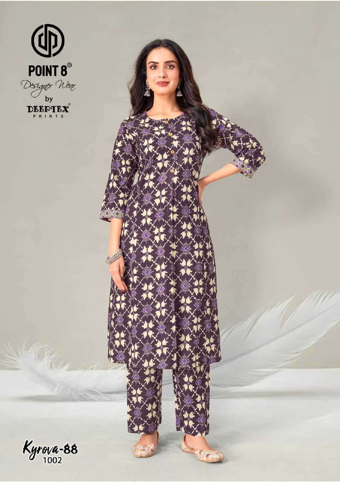 Deeptex Kyrova Vol 88 100% Cotton Co Ord Set - Amrah Wholesale