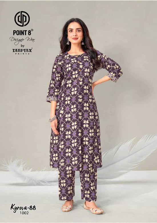 Deeptex Kyrova Vol 88 100% Cotton Co Ord Set - Amrah Wholesale
