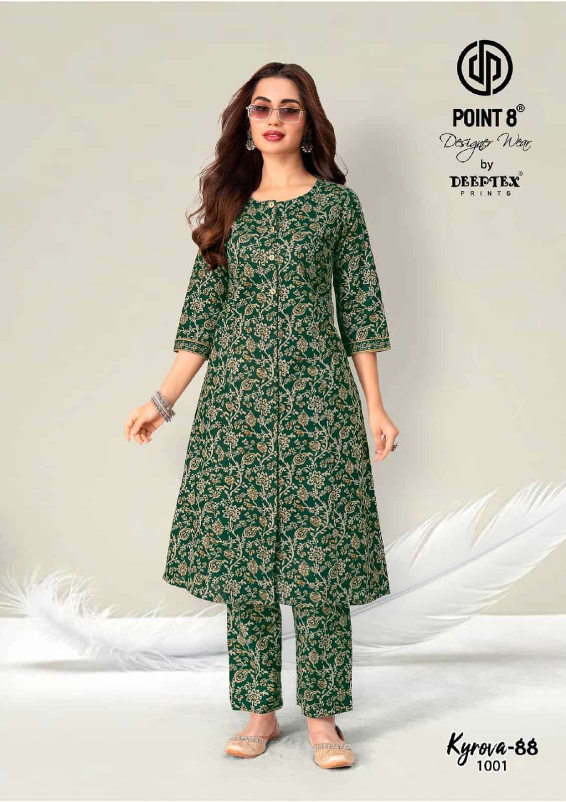 Deeptex Kyrova Vol 88 100% Cotton Co Ord Set - Amrah Wholesale