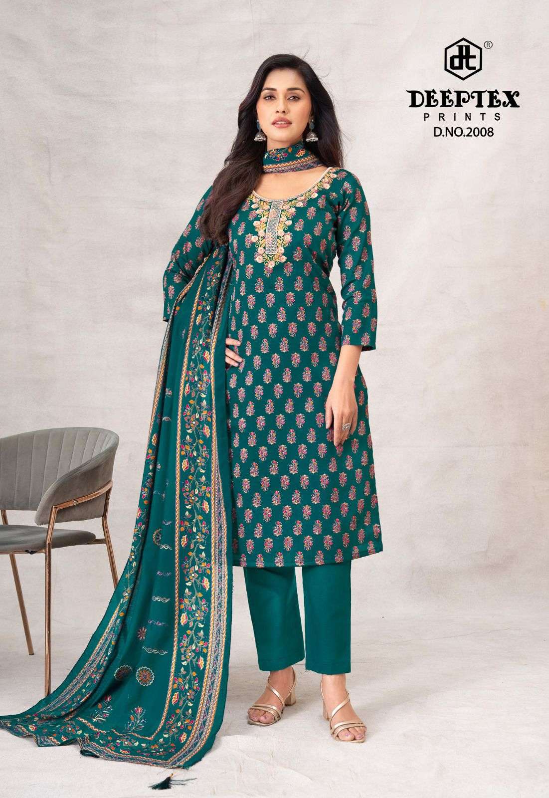 Deeptex Mausami Vol-2 Jam Satin Dress Material Wholesale Surat