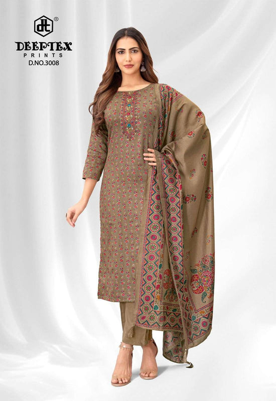 Deeptex Mausami Vol 3 Heavy Jam Satin Dress Material - Amrah Wholesale