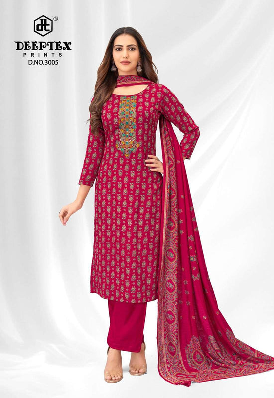 Deeptex Mausami Vol 3 Heavy Jam Satin Dress Material - Amrah Wholesale
