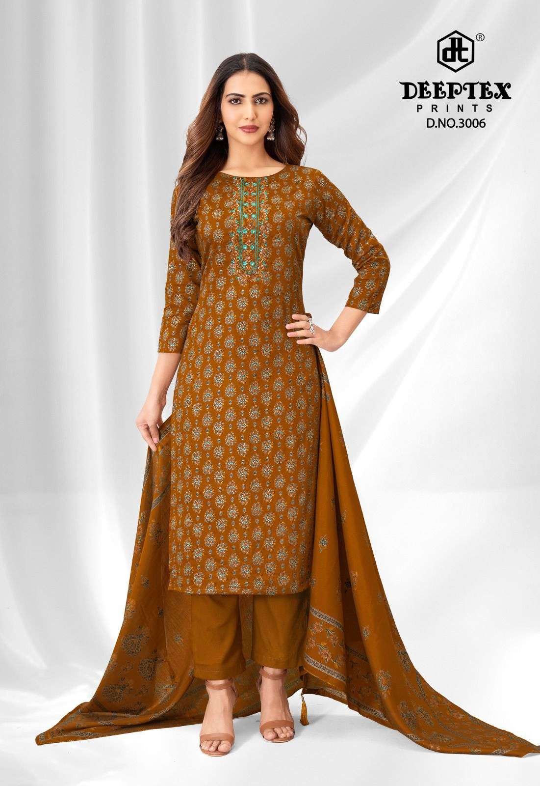 Deeptex Mausami Vol 3 Heavy Jam Satin Dress Material - Amrah Wholesale