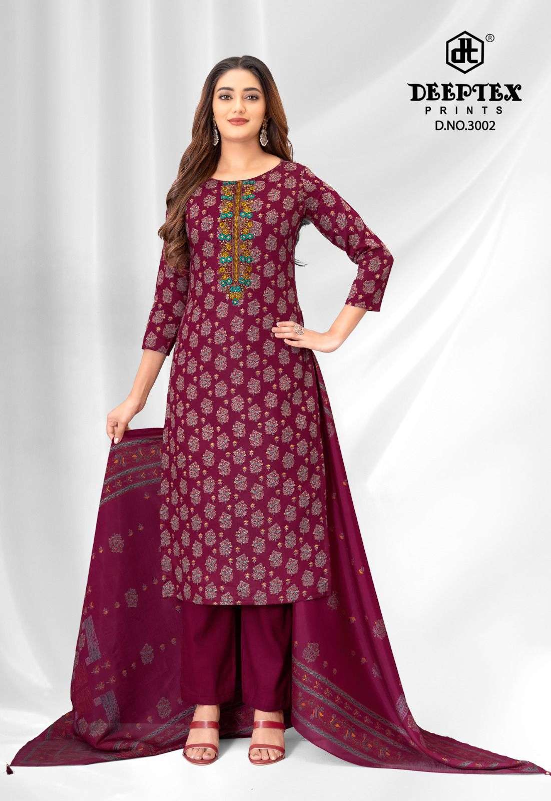 Deeptex Mausami Vol 3 Heavy Jam Satin Dress Material - Amrah Wholesale