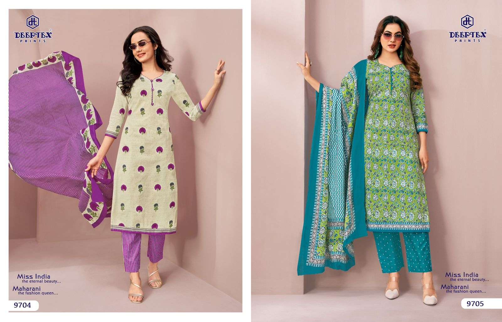 Deeptex Miss India Vol - 97 Dress Material Wholesale Catalogue - Amrah Wholesale