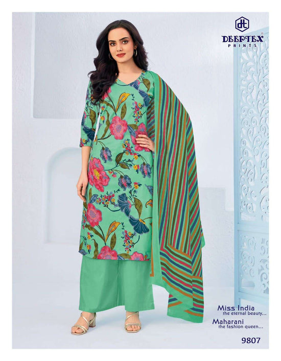 Deeptex Miss India Vol 98 Printed Cotton Dress Material