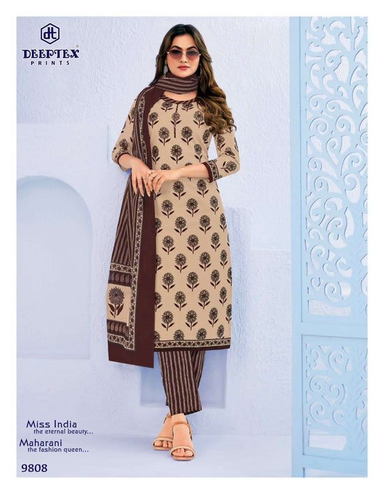 Deeptex Miss India Vol 98 Printed Cotton Dress Material