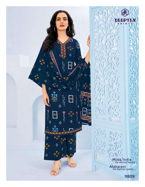 Deeptex Miss India Vol 98 Printed Cotton Dress Material