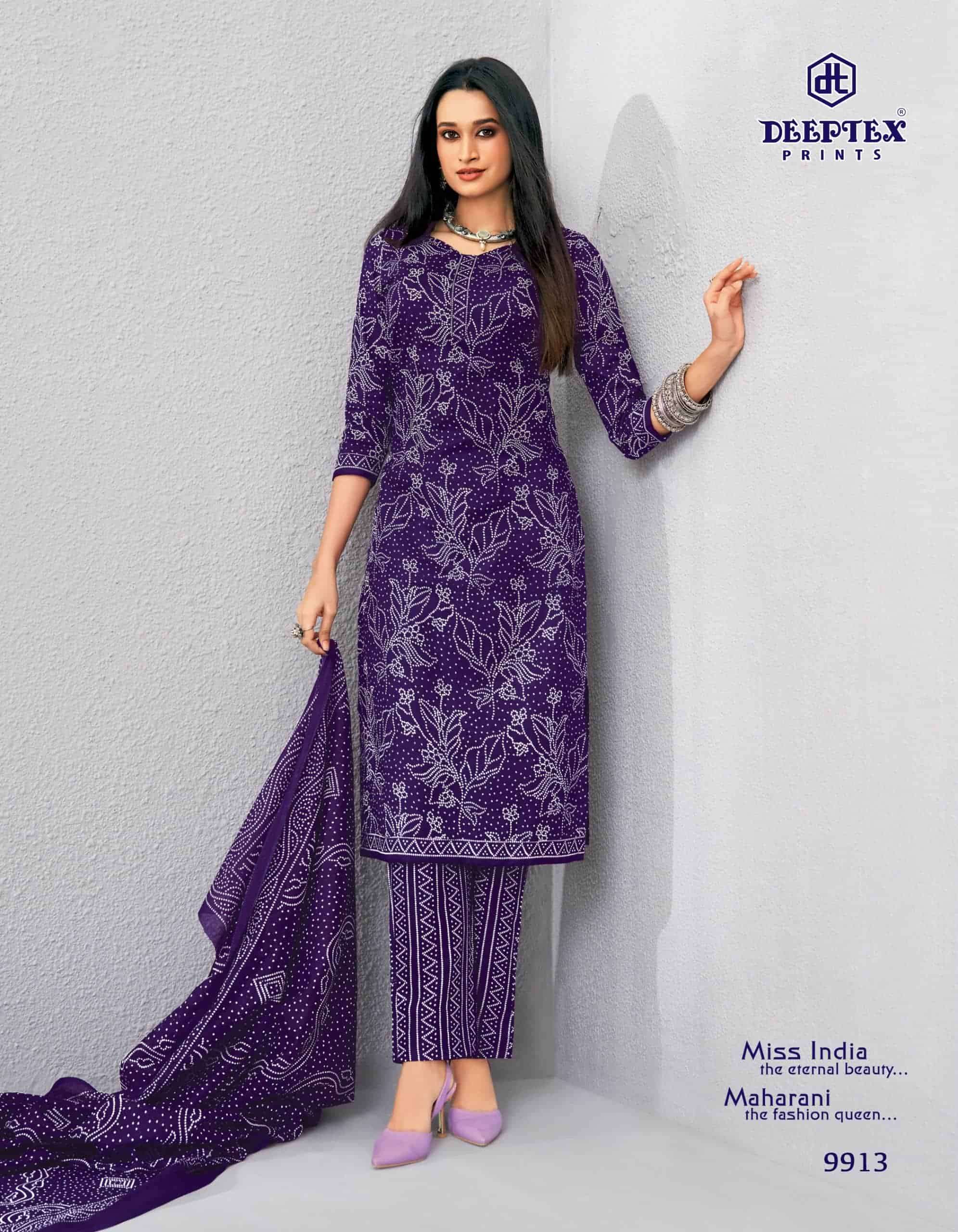 Deeptex Miss India Vol 99 Cotton Dress Material