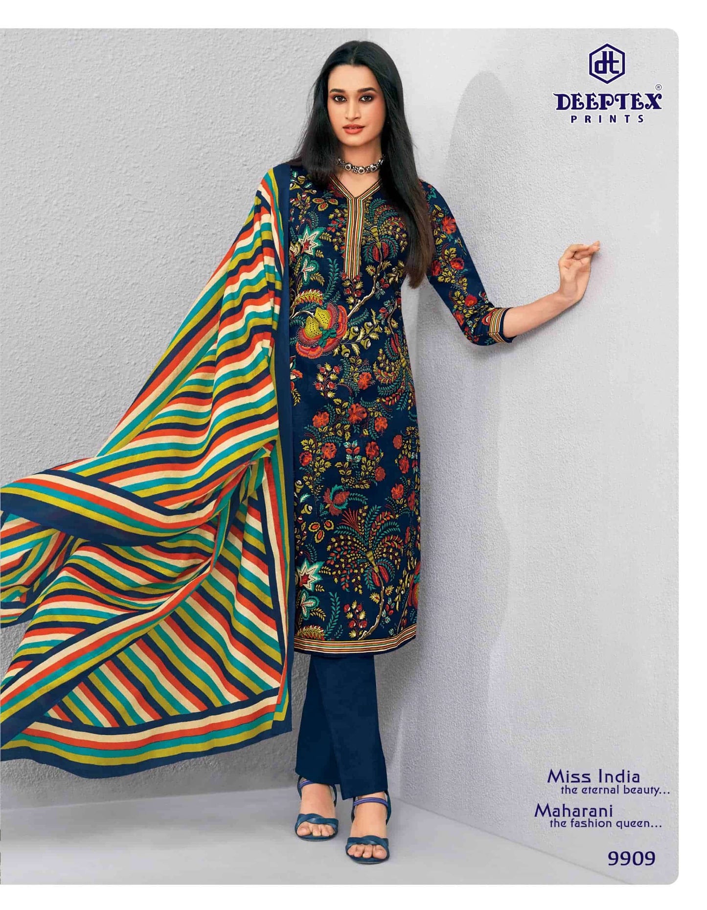 Deeptex Miss India Vol 99 Cotton Dress Material