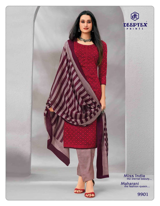Deeptex Miss India Vol 99 Cotton Dress Material
