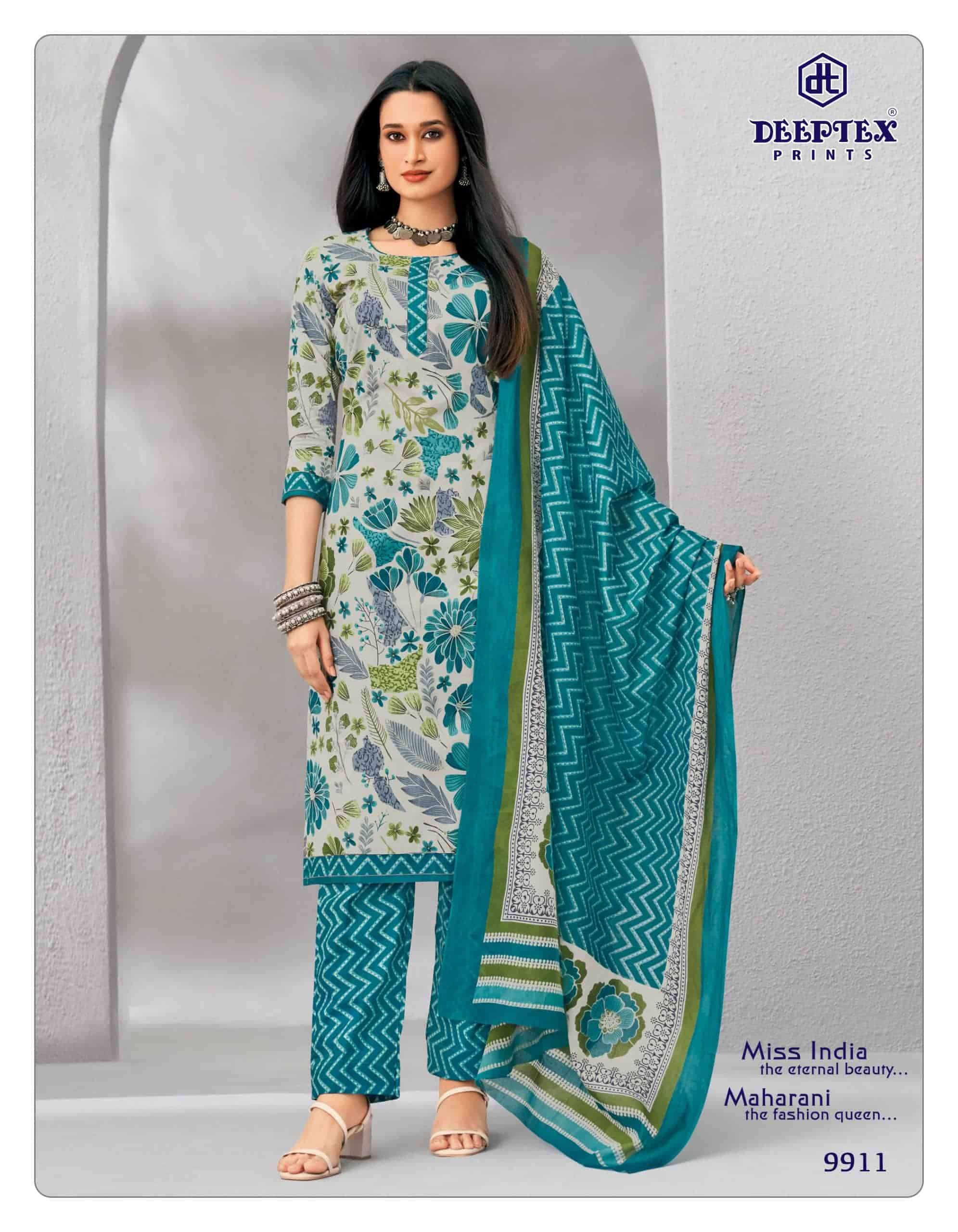 Deeptex Miss India Vol 99 Cotton Dress Material
