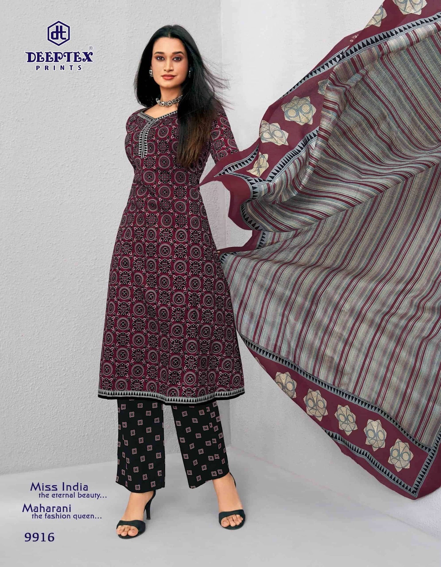 Deeptex Miss India Vol 99 Cotton Dress Material