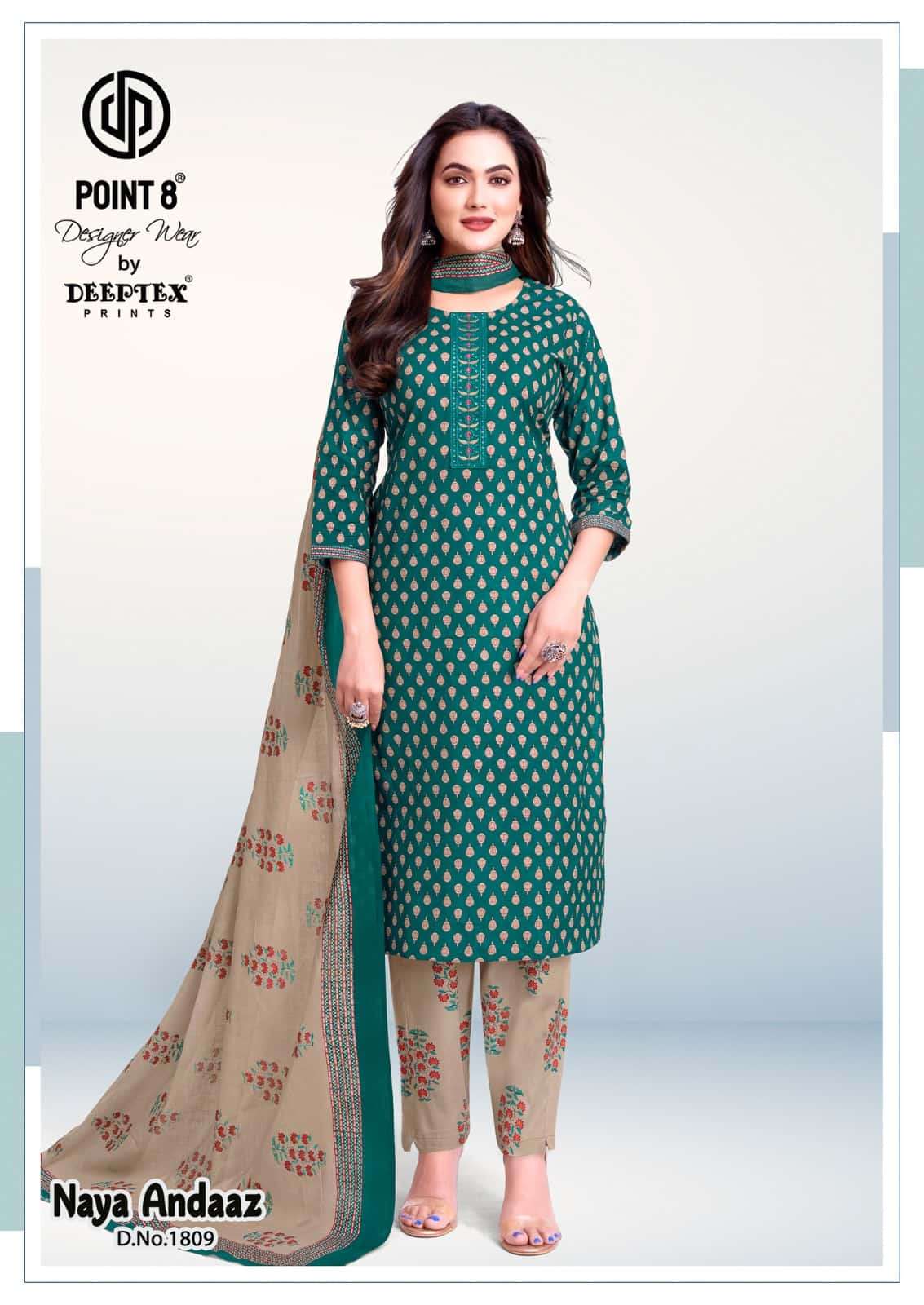 Deeptex Naya Andaaz Vol 18 Cotton Salwar Suit Set