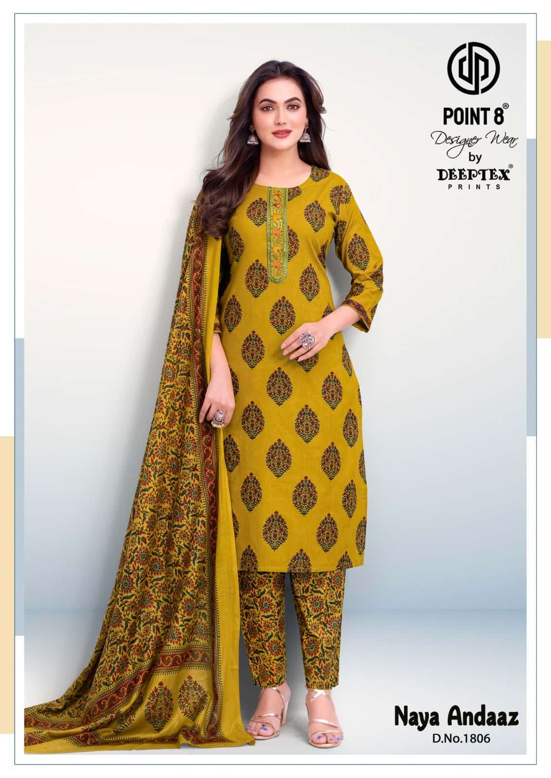 Deeptex Naya Andaaz Vol 18 Cotton Salwar Suit Set