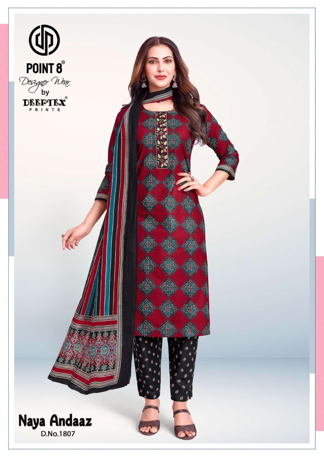 Deeptex Naya Andaaz Vol 18 Cotton Salwar Suit Set
