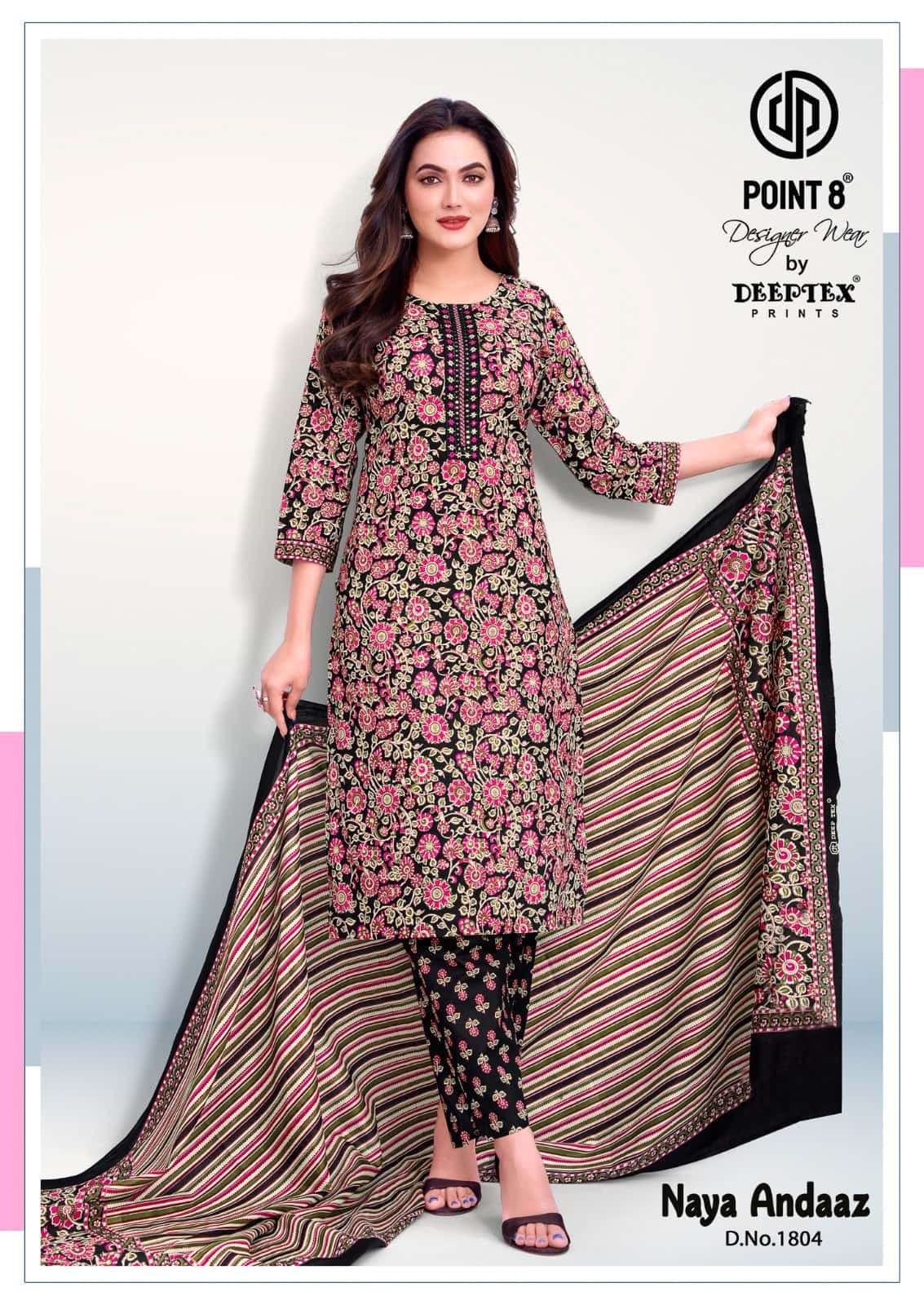 Deeptex Naya Andaaz Vol 18 Cotton Salwar Suit Set