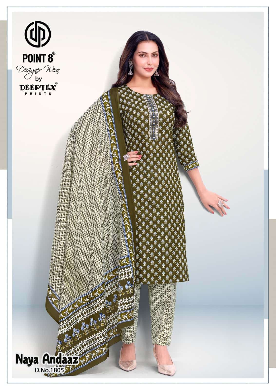 Deeptex Naya Andaaz Vol 18 Cotton Salwar Suit Set