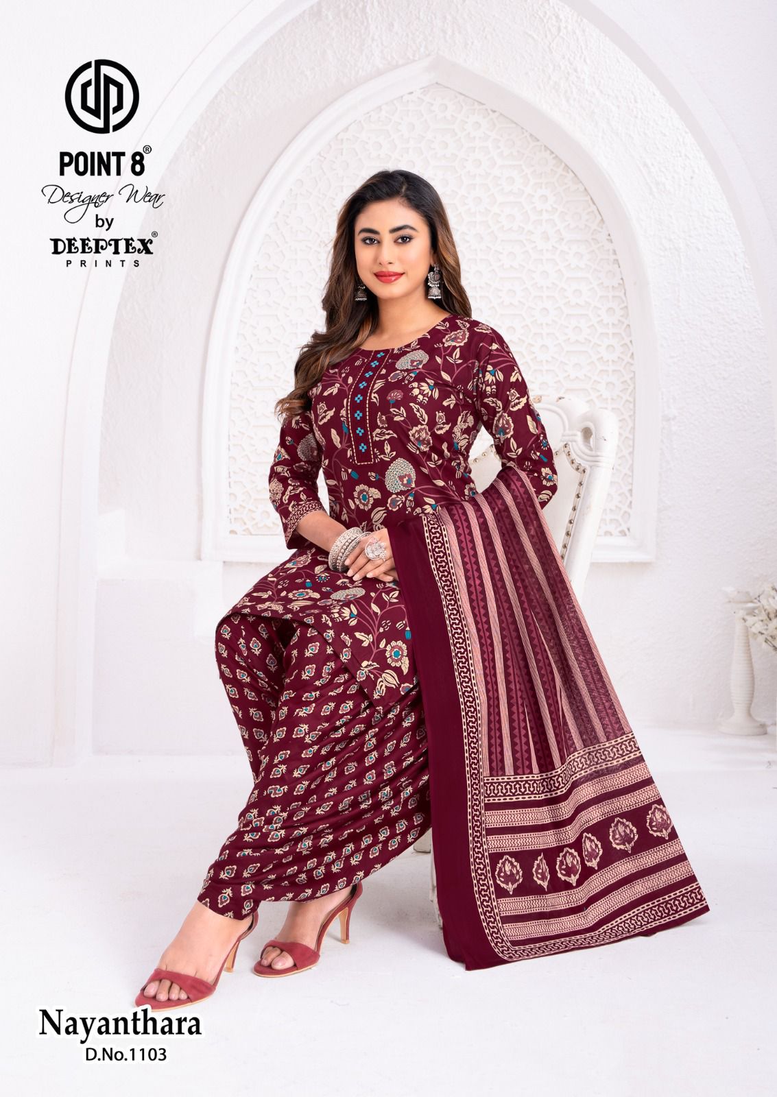 Deeptex Prints Nayanthara Vol 11 Readymade Cotton Printed Salwar Suit Set