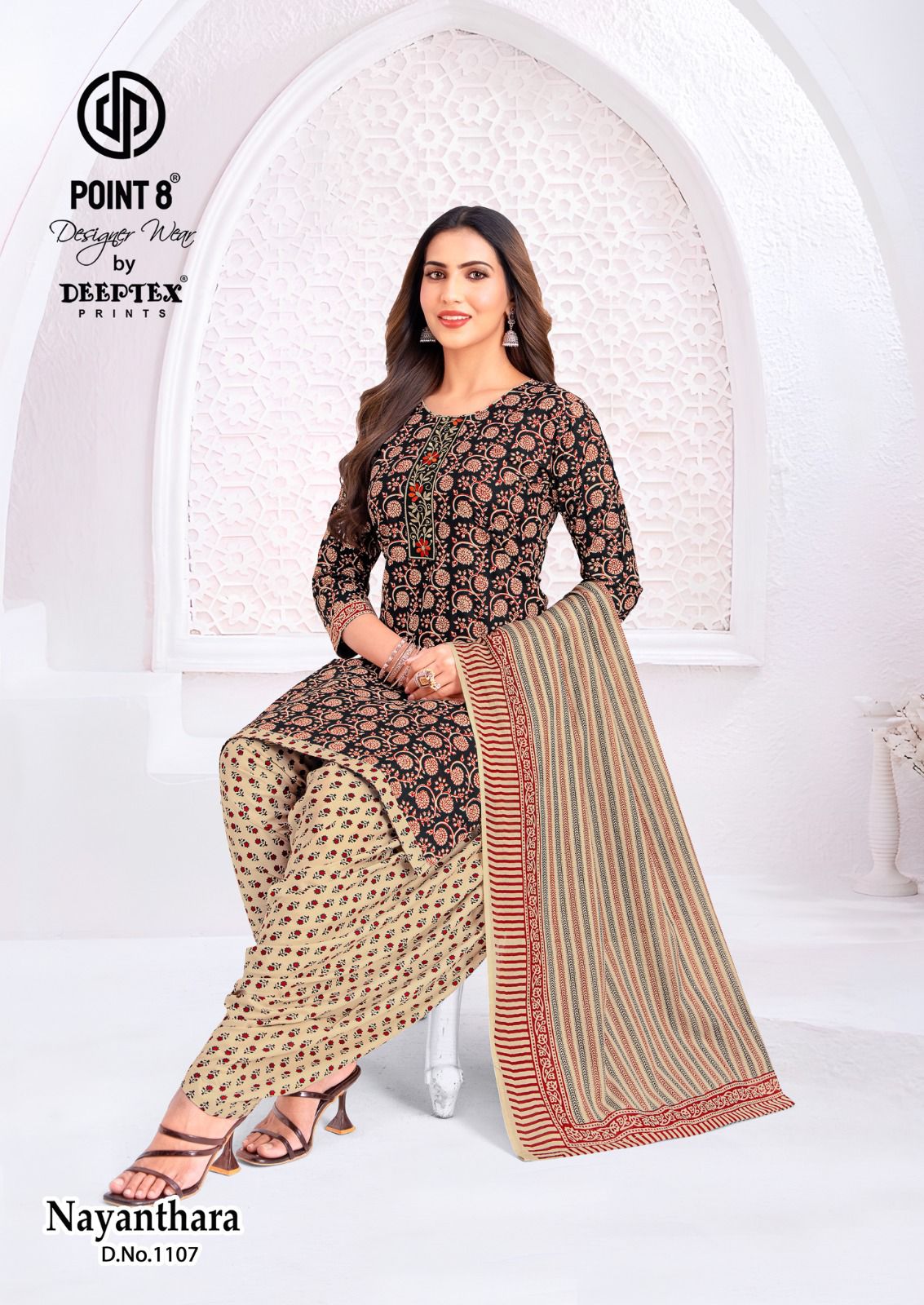Deeptex Prints Nayanthara Vol 11 Readymade Cotton Printed Salwar Suit Set