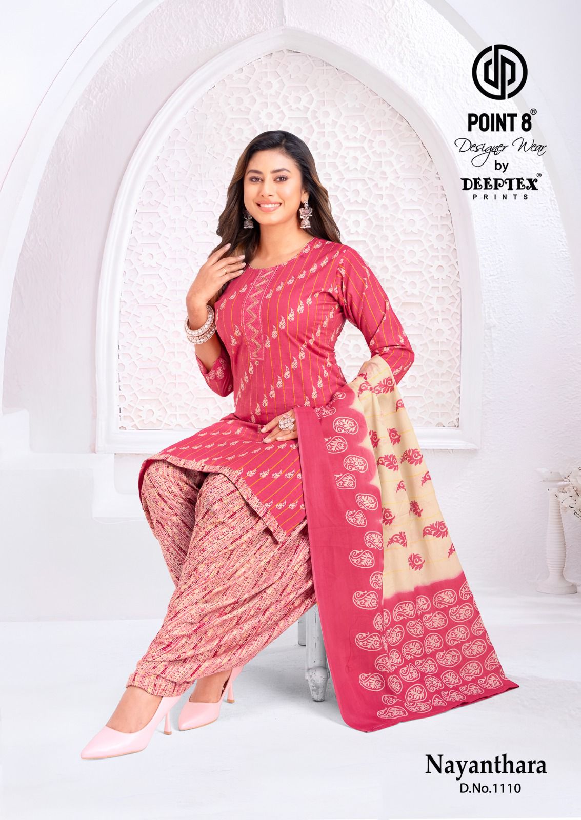 Deeptex Prints Nayanthara Vol 11 Readymade Cotton Printed Salwar Suit Set