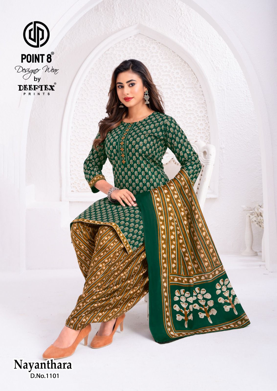 Deeptex Prints Nayanthara Vol 11 Readymade Cotton Printed Salwar Suit Set