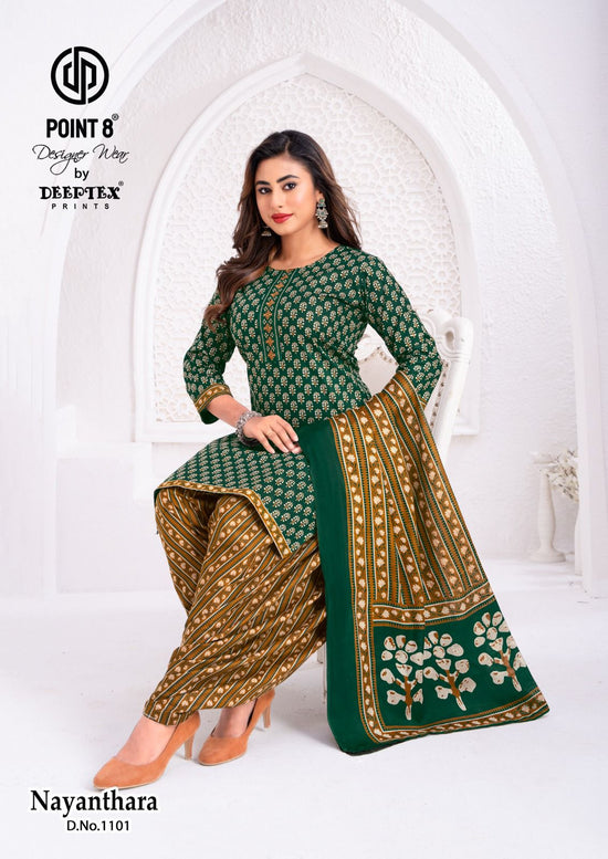 Deeptex Prints Nayanthara Vol 11 Readymade Cotton Printed Salwar Suit Set