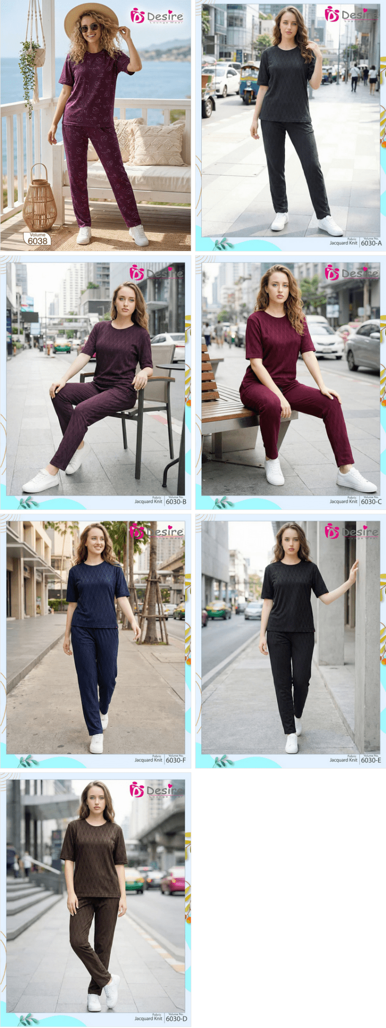 Desire Imported 6030 Co Ord Set Wholesale Catalogue - Amrah Wholesale