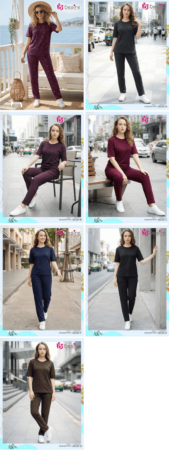 Desire Imported 6030 Co Ord Set Wholesale Catalogue - Amrah Wholesale