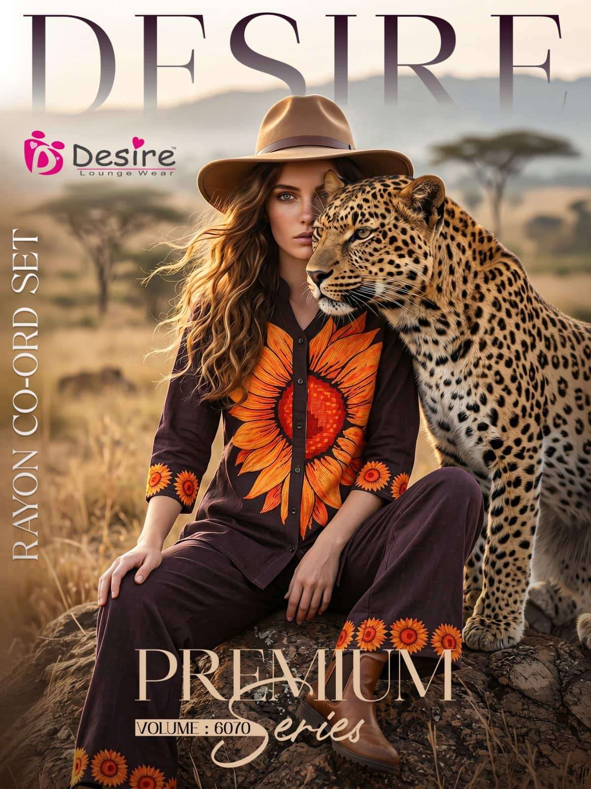 Desire Vol 6070 Ultra Premium Rayon Digital Co-Ord Set - Amrah Wholesale